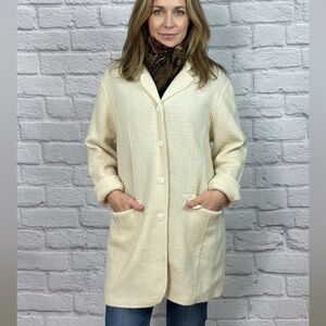 Vintage Studio Works 100% Wool Button Up Cardigan